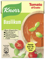Knorr Tomato al Gusto Basilikum (Sauce) 370 g Packung